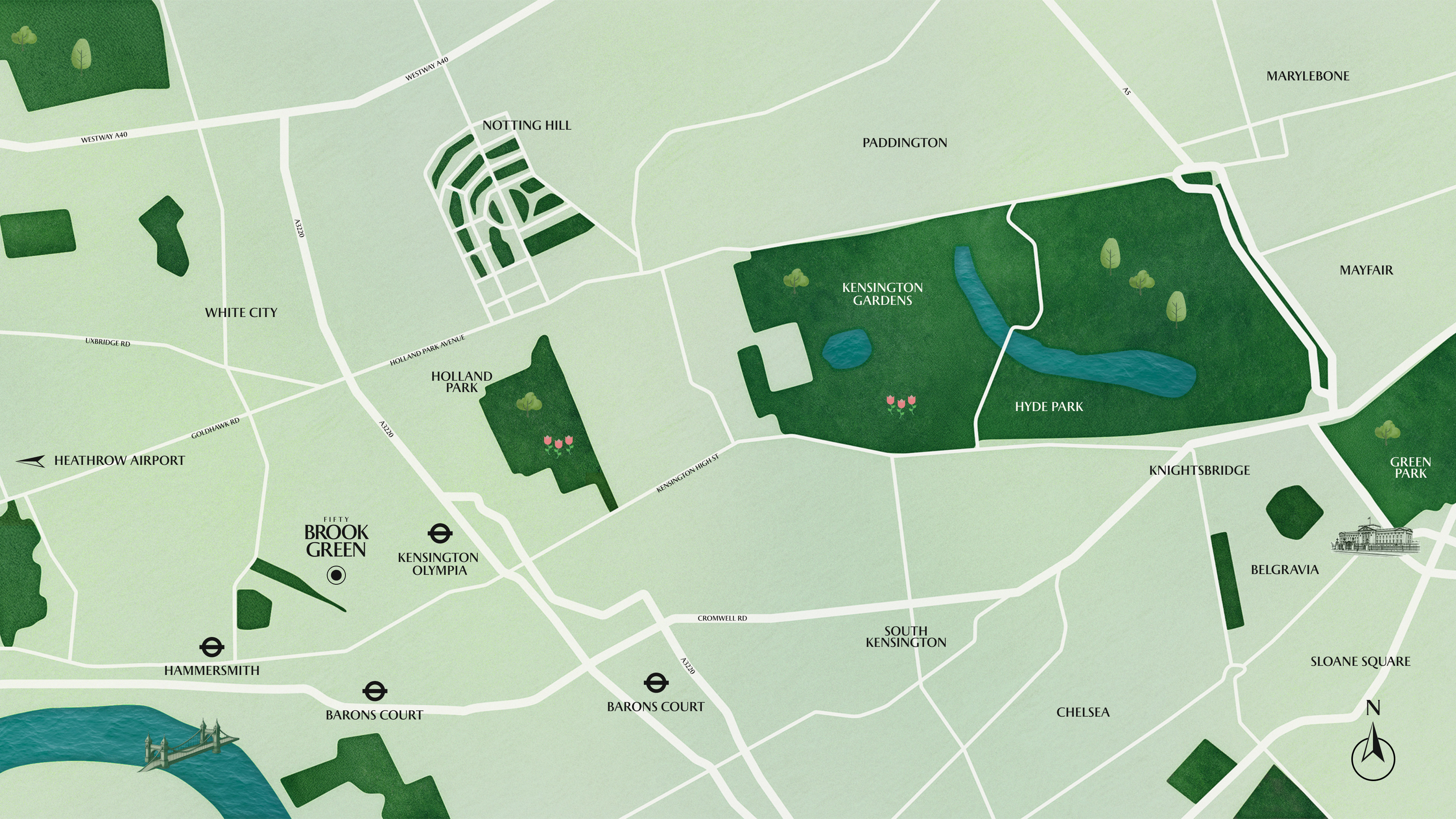 map of brook green
